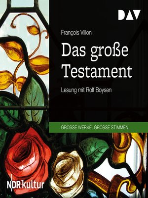 cover image of Das große Testament